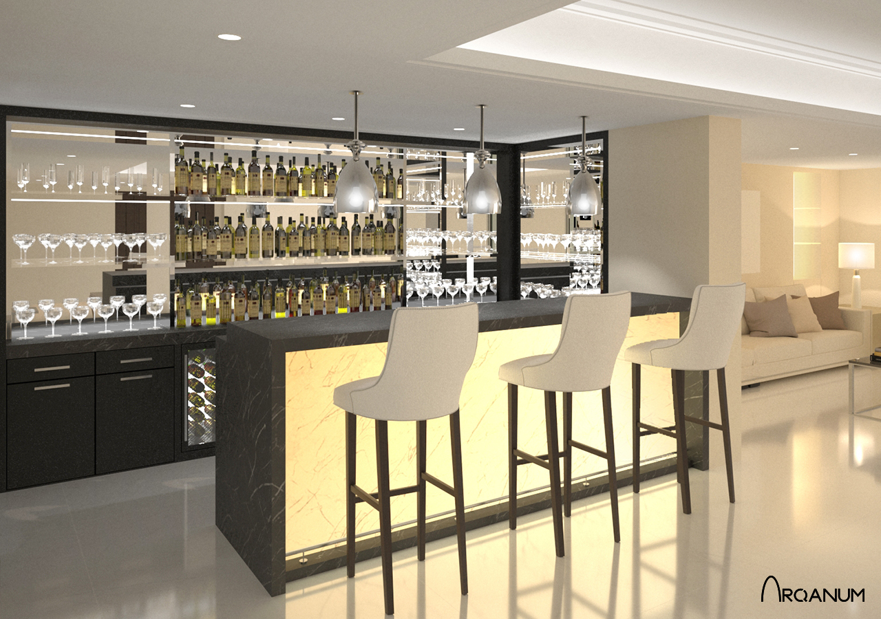 Casa en Madrid, salón